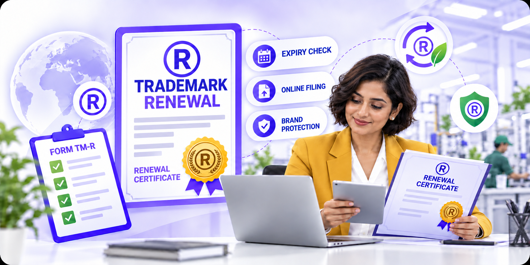 Trademark renewal support